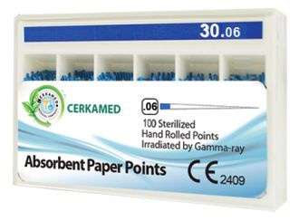 Papierové čapy Cerkamed .06 ISO 20 s mierkou