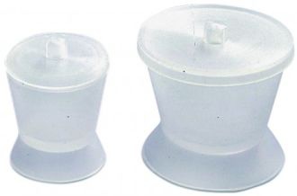 Silicone Bowl Transparent large with cover
