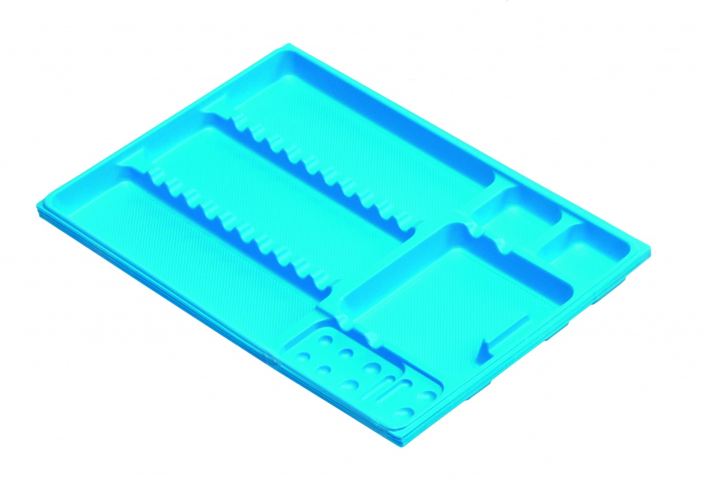 Tácka plastová 18 x 28 cm – Modrá, C25AZ