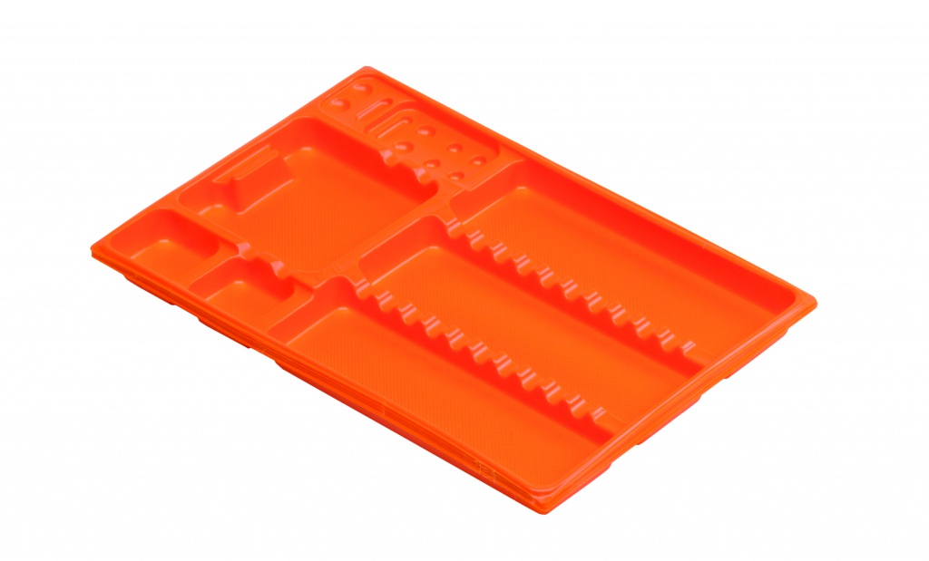 Tácka plastová 18 x 28 cm – Oranžová, C25AR