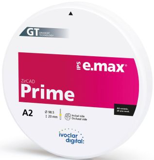 IPS e.max ZirCAD Prime A2 98/20 mm