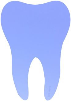 Tooth Shaped Mirror nástenné XL